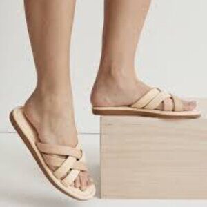 Madewell Francine Puffy Strappy Slides Sandals Sz 9 NWB